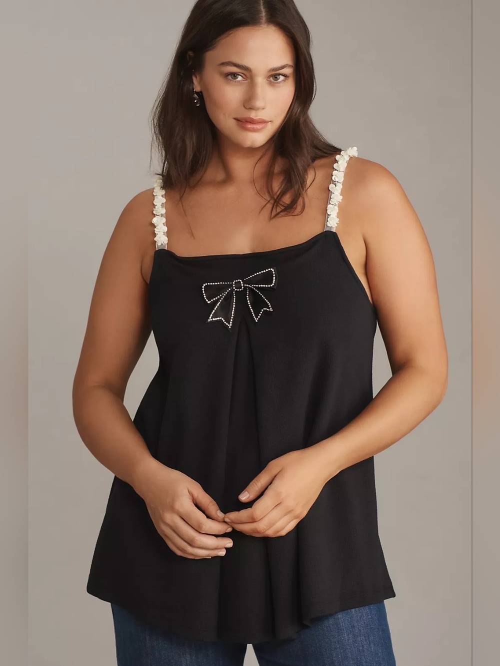 Maeve By Anthropologie Embellished Swing Tank